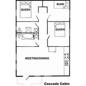 Cascade Cabin Floor Plan