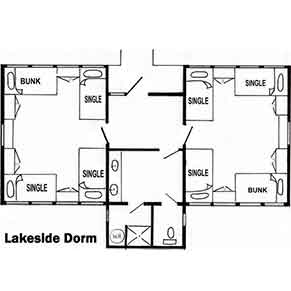 Lakeside Dorm Floor Plan